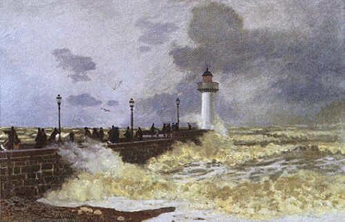 Claude Monet La Jettee Du Havre Germany oil painting art